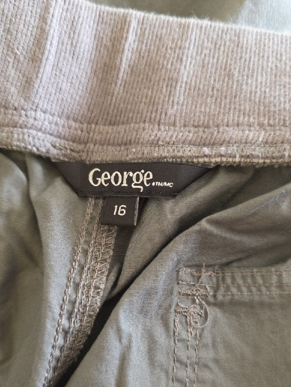 George Men's Gray Athletic Shorts - Picture 2 of 2